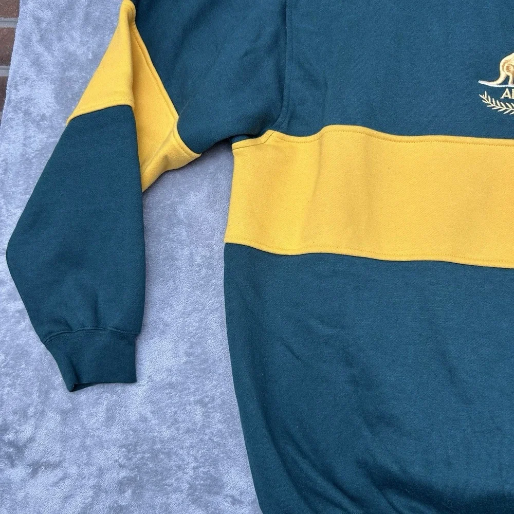 Australia Kangaroo Outback Rugby Longsleeve Jacket Jersey Top Mens size XL